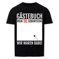 Personalisierte Gästebuch T-Shirt
