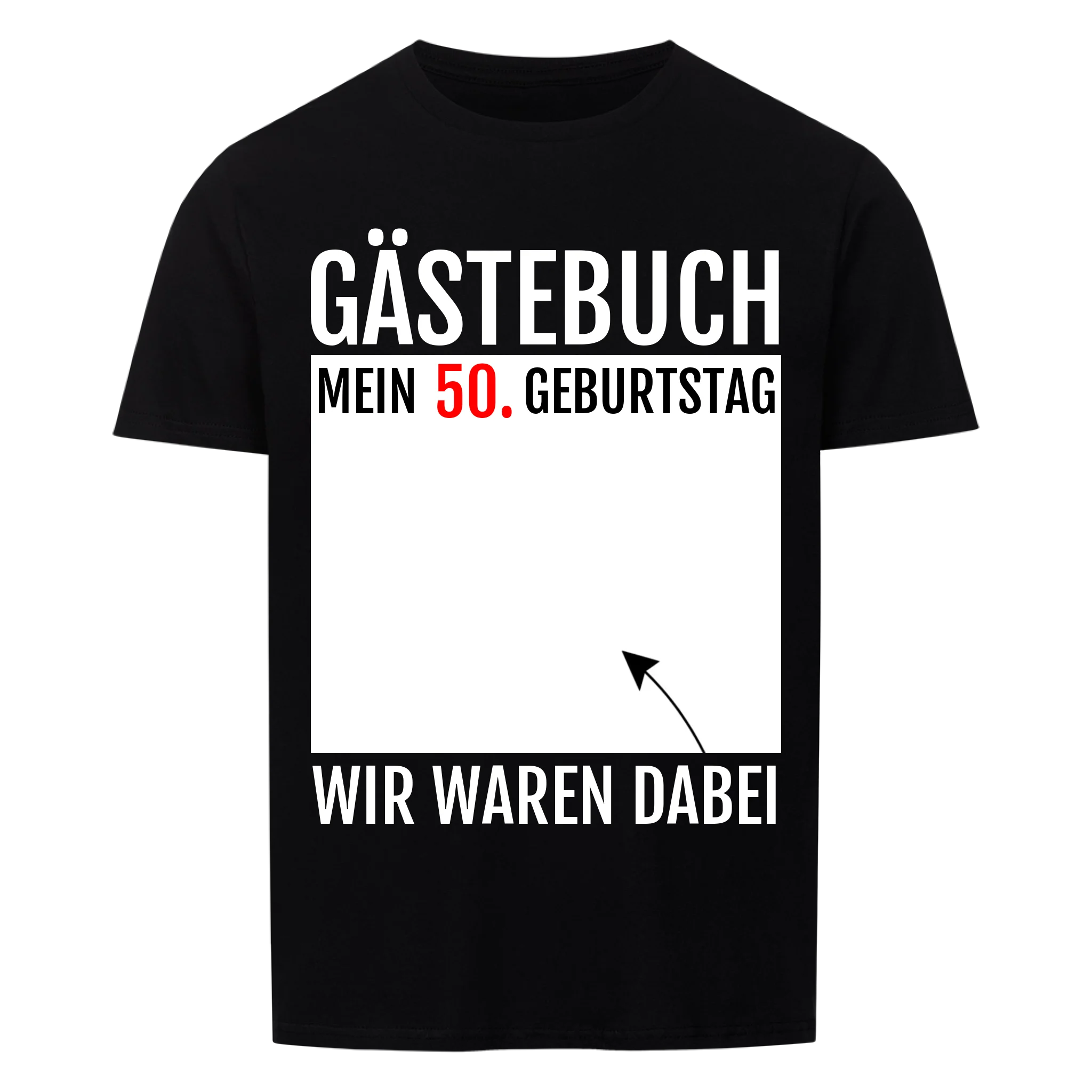 Personalisierte Gästebuch T-Shirt
