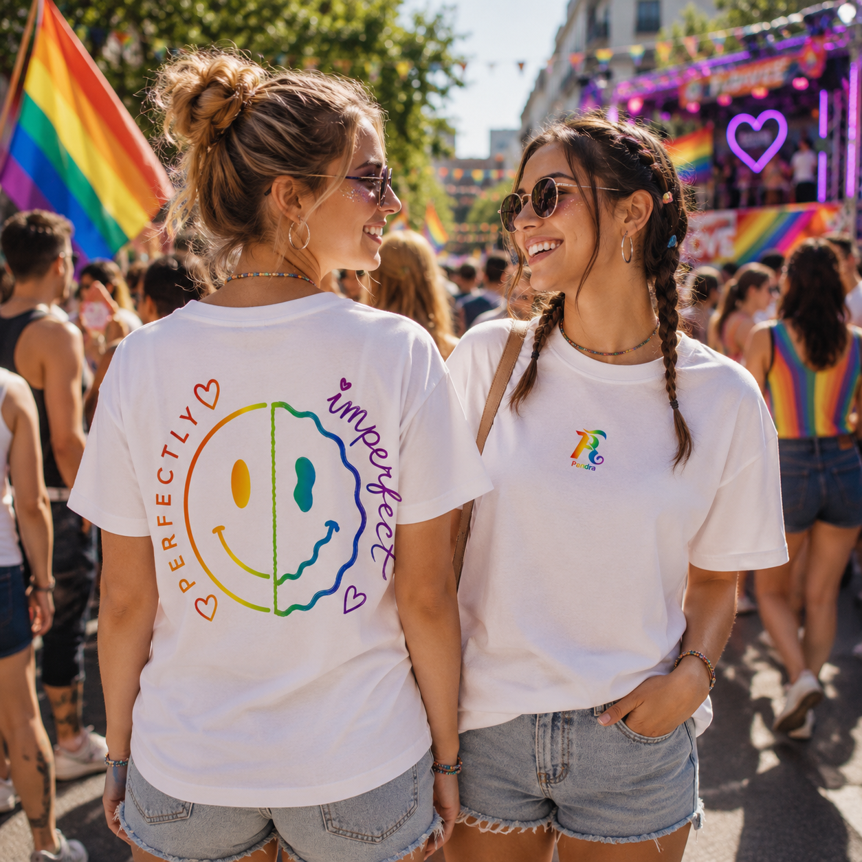 🌈 PRIDE EDITION Damen Shirt – „Perfectly-Imperfect“