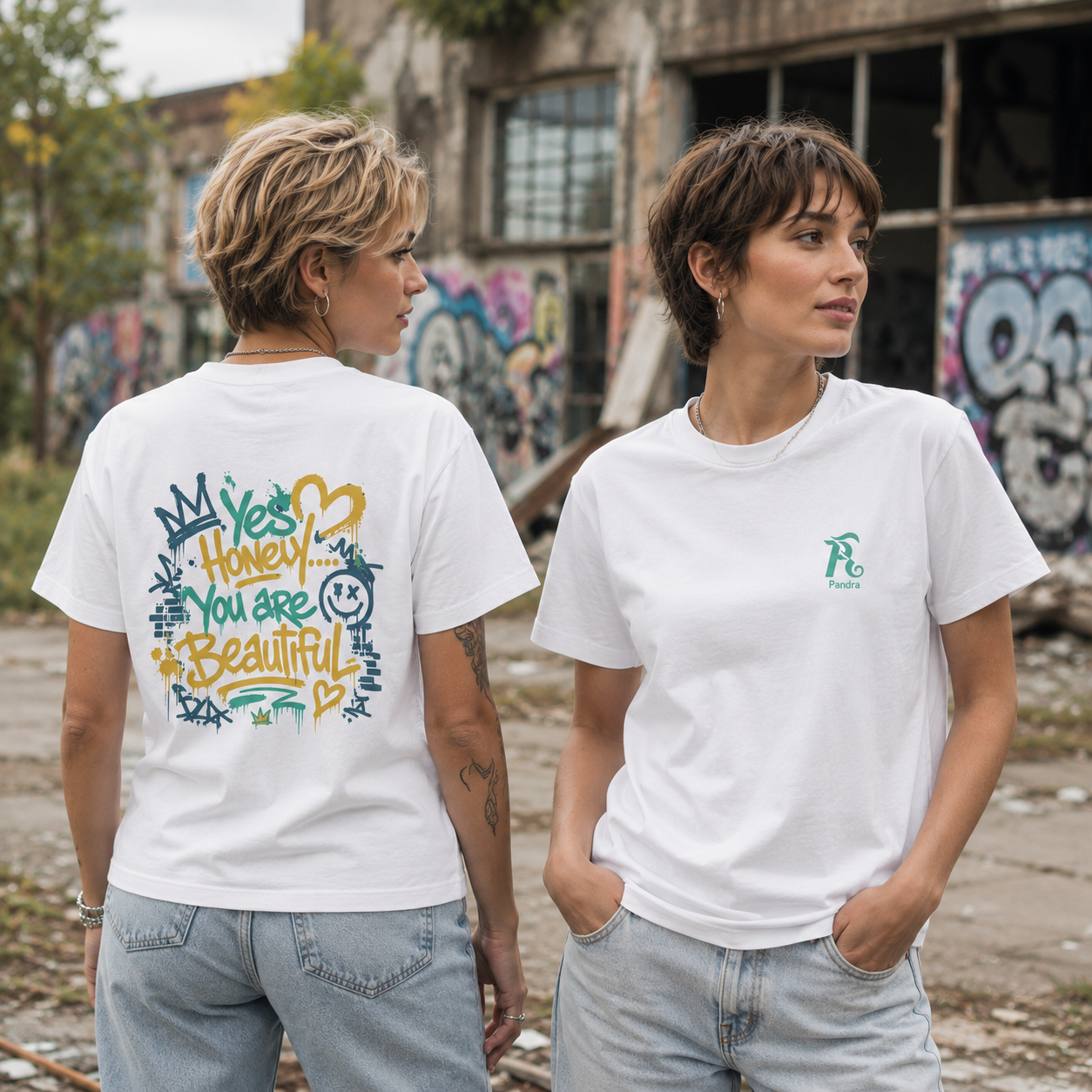 Premium Damen Statement Shirt „YES HONEY...YOU ARE BEAUTIFUL“