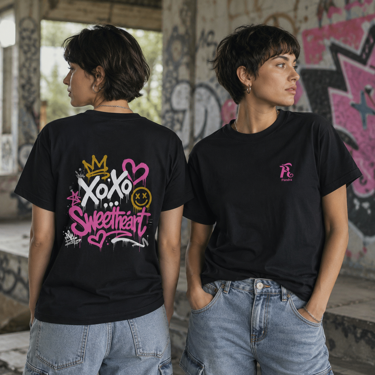 Premium Damen Statement Shirt „XOXO...Sweetheart“