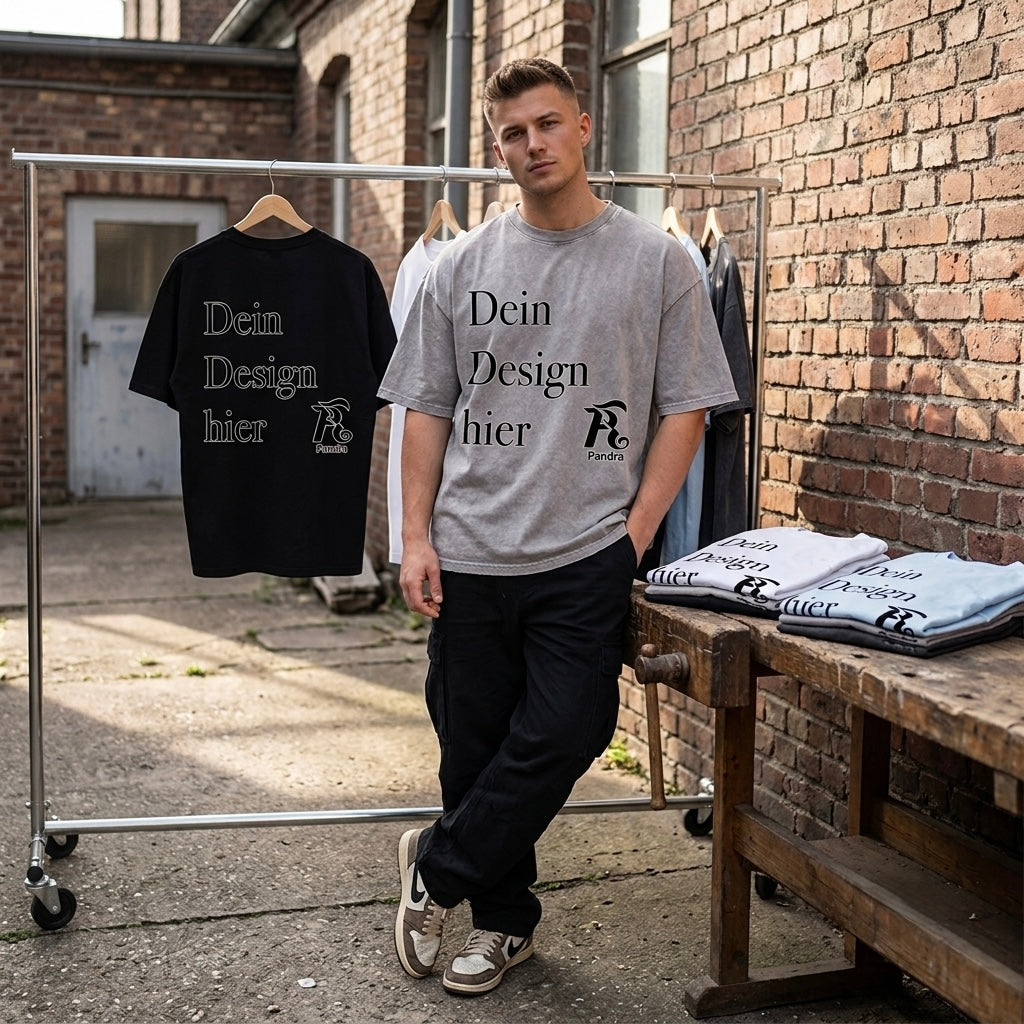 Personalisiertes Oversized Herren T-Shirt