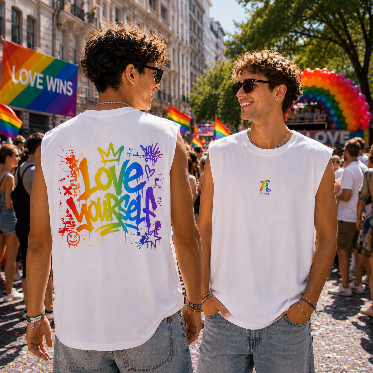 🌈 UNISEX PRIDE EDITION – „LOVE YOURSELF“-Oversized Tee
