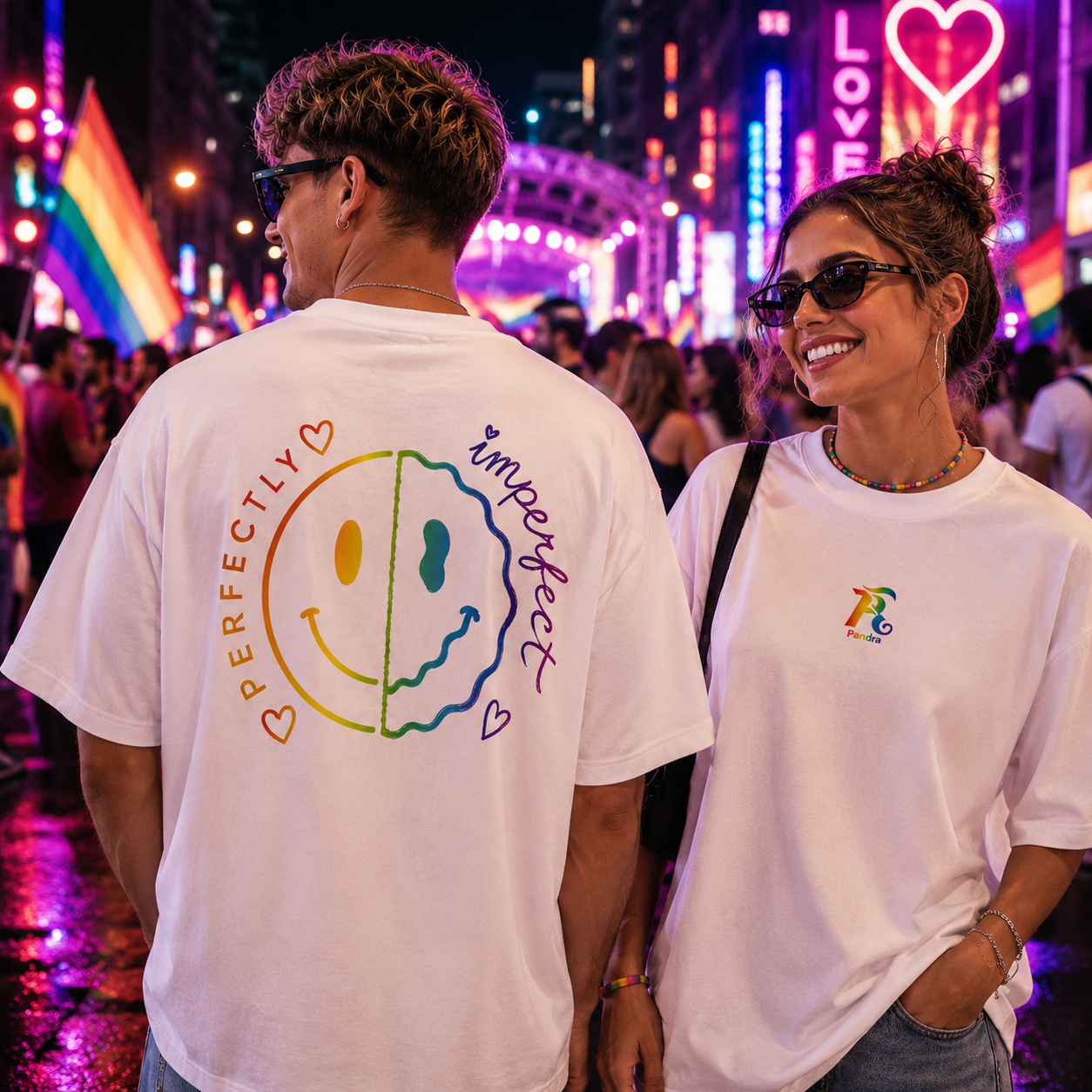 🌈 UNISEX PRIDE EDITION SHIRT – „Perfectly-Imperfect“