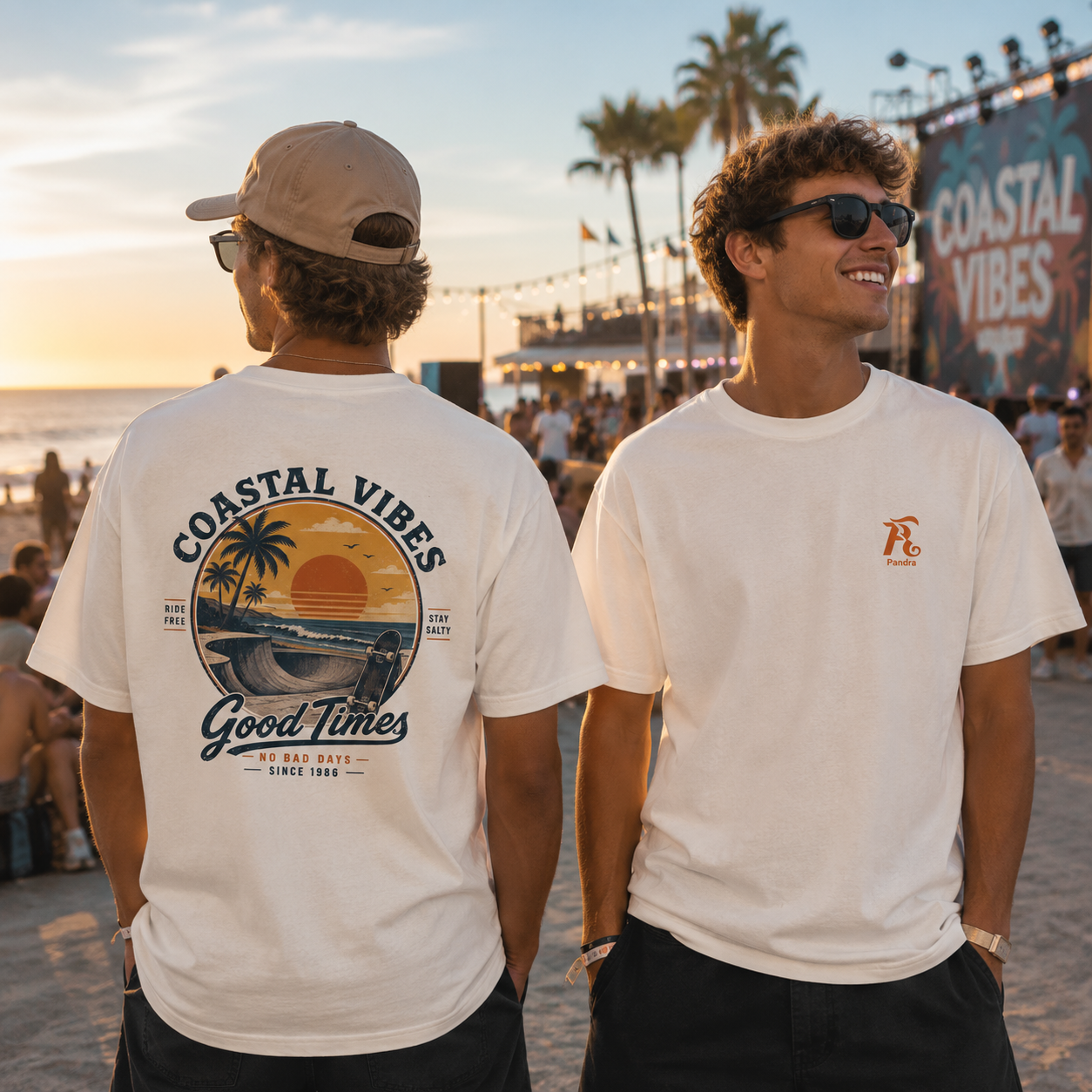 Premium Herren T-Shirt „COASTAL VIBES“